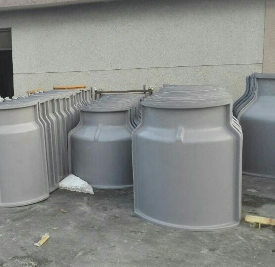 冷卻塔生產(chǎn)現(xiàn)場展示