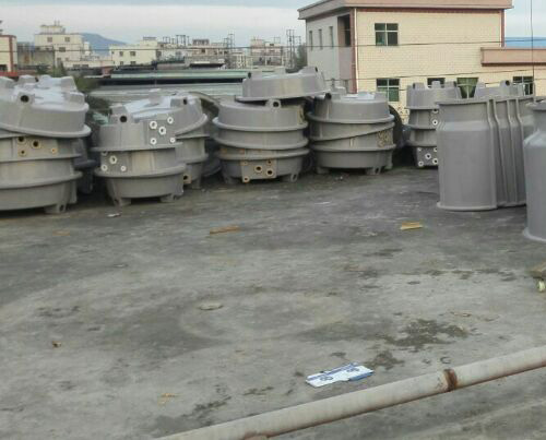 冷卻塔生產(chǎn)現(xiàn)場展示