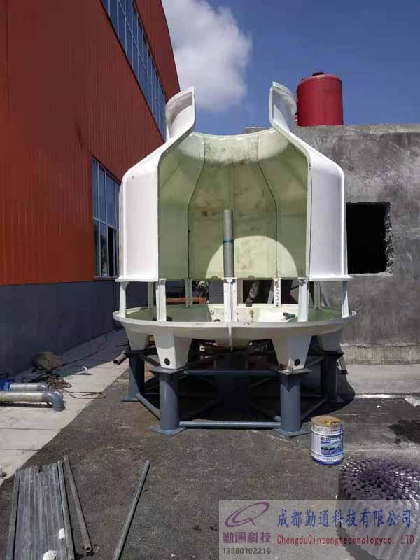 貴州盤縣150T冷卻塔安裝現(xiàn)場