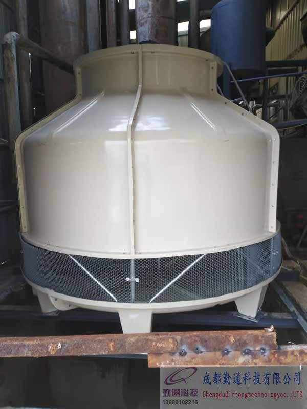 成都大邑縣150T冷卻塔舊塔換新塔-訂購單位成都萬年紅食品有限公司