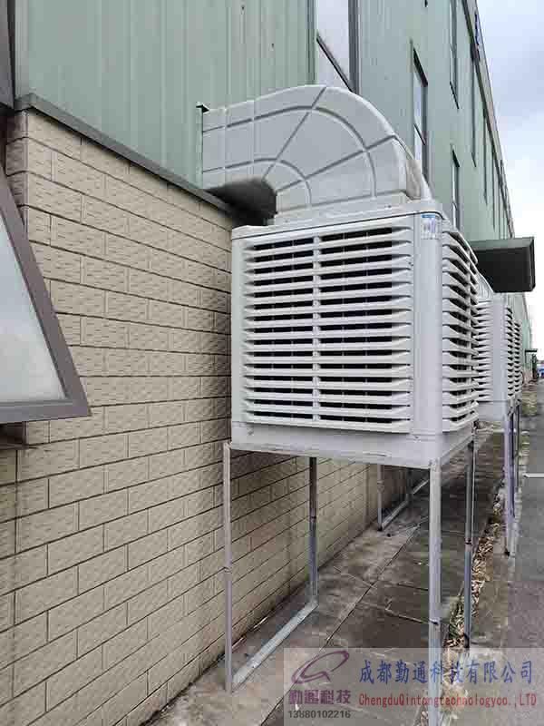 成都冷風(fēng)機(jī)，成都冷風(fēng)機(jī)系統(tǒng)安裝現(xiàn)場(chǎng)