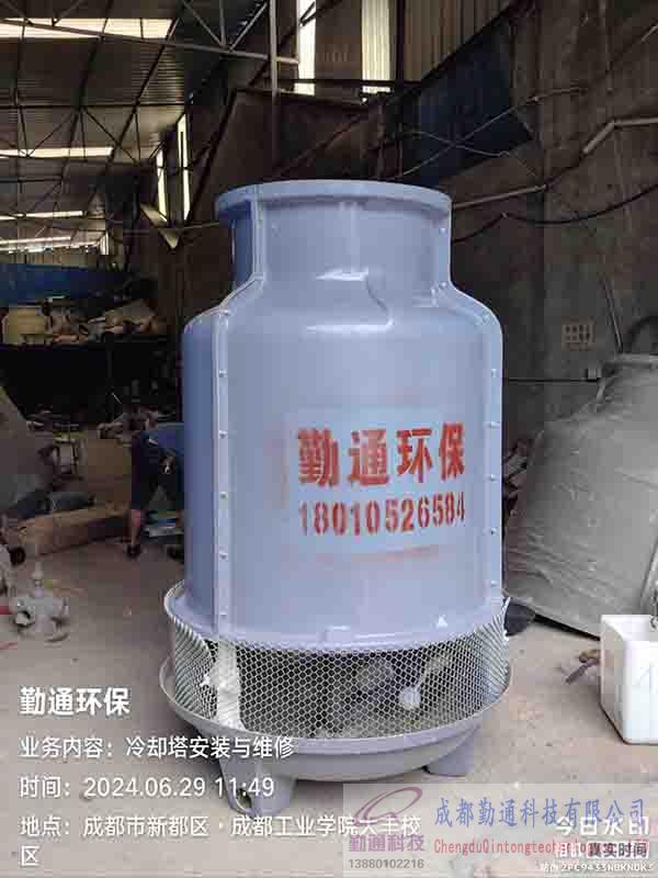 成都冷卻塔，成都龍泉冷卻塔組裝現(xiàn)場